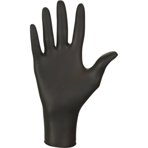 czarne rękawiczki ochronne