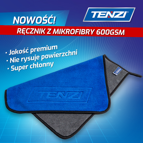 TENZI Ręcznik z mikrofibry 600gsm 40x40 niebieski 1 szt.